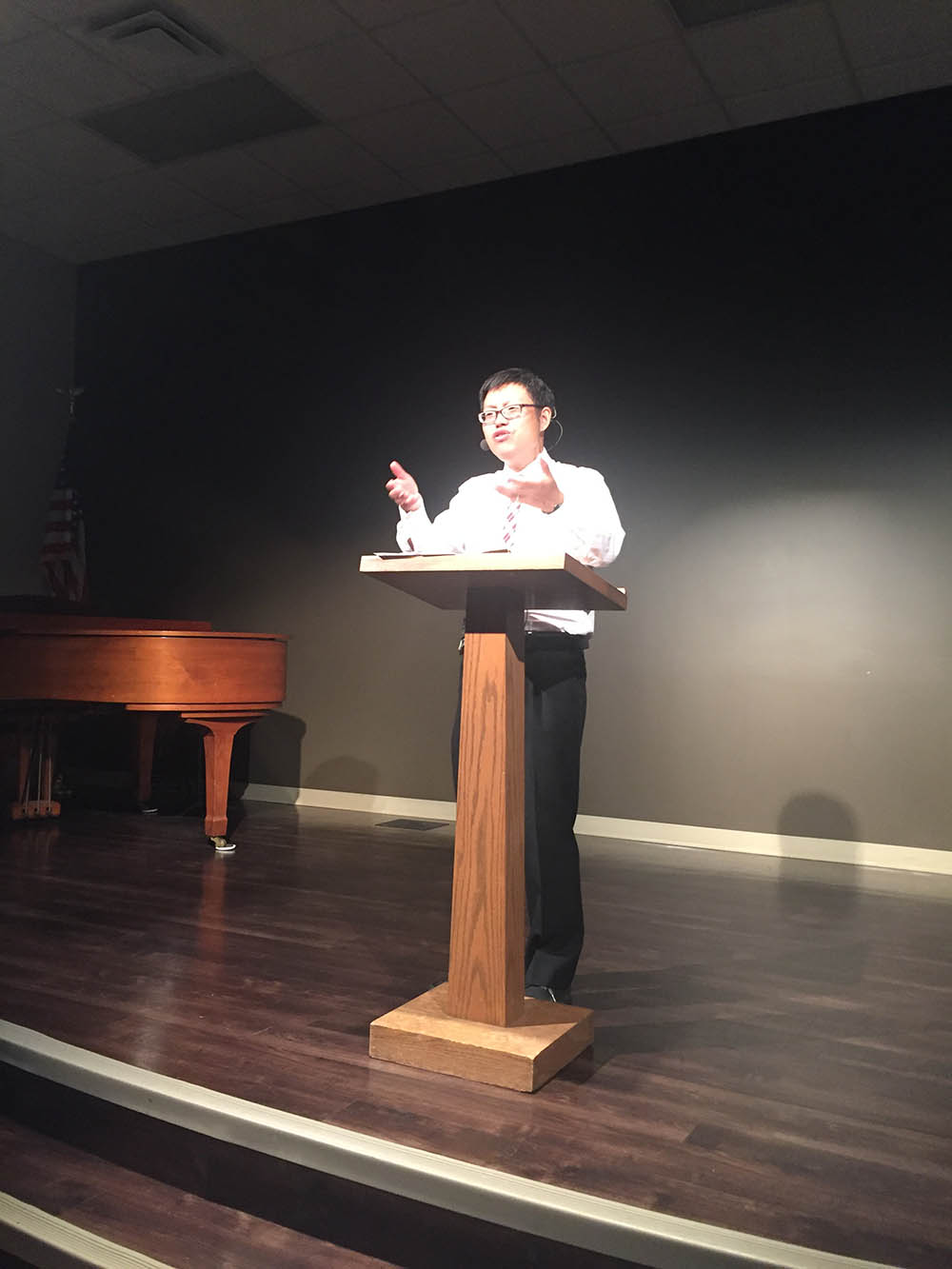 Preaching from the pulpit